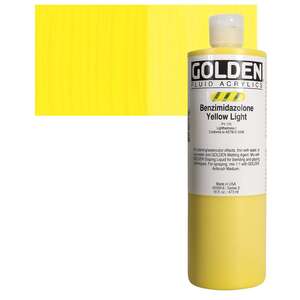 Golden - Golden Fluid Akrilik Boya 473 Ml Seri 3 Benzimidazolone Yellow Light