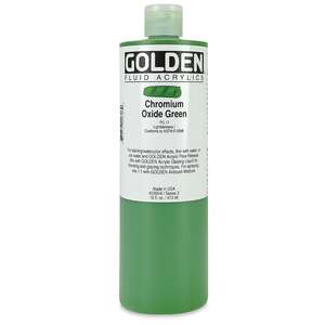 Golden Fluid Akrilik Boya 473 Ml Seri 3 Chromium Oxide Green - 7