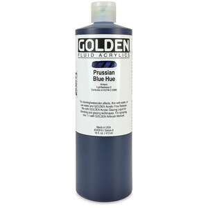 Golden Fluid Akrilik Boya 473 Ml Seri 4 Prussian Blue Hue - 3