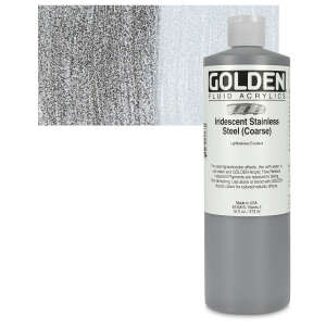 Golden Fluid Akrilik Boya 473 Ml Seri 5 Iridescent Stainless Steel - Golden