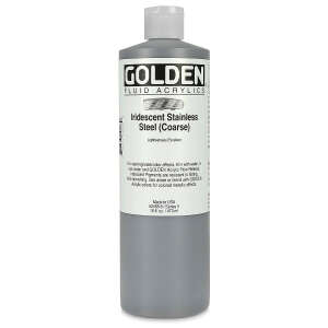 Golden Fluid Akrilik Boya 473 Ml Seri 5 Iridescent Stainless Steel - 3