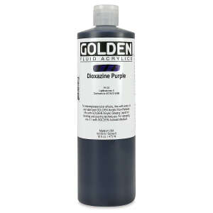 Golden Fluid Akrilik Boya 473 Ml Seri 6 Dioxazine Purple - 3