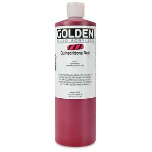 Golden Fluid Akrilik Boya 473 Ml Seri 6 Quinacridone Red - 4
