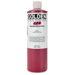 Golden Fluid Akrilik Boya 473 Ml Seri 6 Quinacridone Red - 3