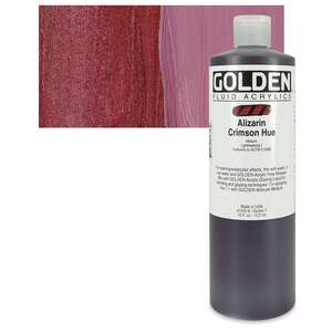 Golden Fluid Akrilik Boya 473 Ml Seri 7 Alizarin Crimson Hue - 1