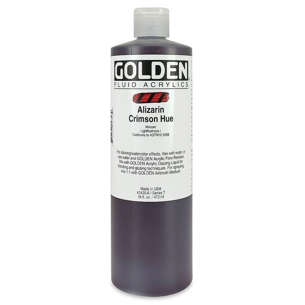 Golden Fluid Akrilik Boya 473 Ml Seri 7 Alizarin Crimson Hue