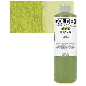 Golden Fluid Akrilik Boya 473 Ml Seri 7 Green Gold - 1