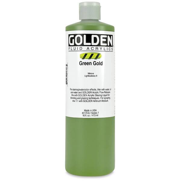 Golden Fluid Akrilik Boya 473 Ml Seri 7 Green Gold