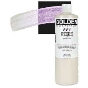 Golden - Golden Fluid Akrilik Boya 473 Ml Seri 7 Interference Violet (Fine)