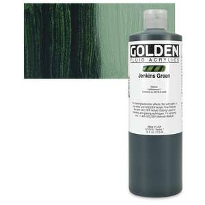 Golden - Golden Fluid Akrilik Boya 473 Ml Seri 7 Jenkins Green