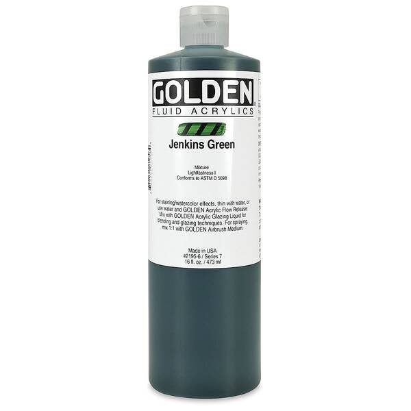 Golden Fluid Akrilik Boya 473 Ml Seri 7 Jenkins Green
