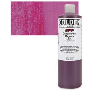 Golden Fluid Akrilik Boya 473 Ml Seri 7 Quinacridone Magenta - 1