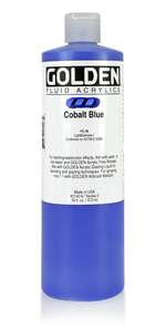 Golden Fluid Akrilik Boya 473 Ml Seri 8 Cobalt Blue - 3