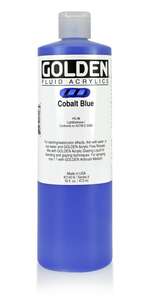 Golden Fluid Akrilik Boya 473 Ml Seri 8 Cobalt Blue - Thumbnail