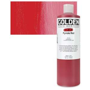 Golden - Golden Fluid Akrilik Boya 473 Ml Seri 8 Pyrrole Red