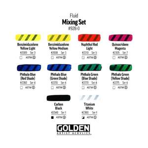 Golden Fluid Akrilik Boya Mixing Color Set 30ML 10'Lu Kutu - Thumbnail