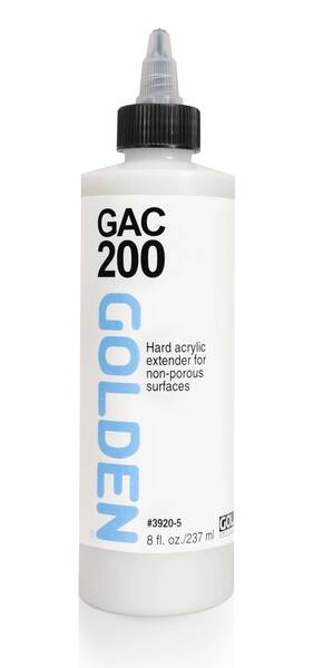 Golden GAC 200 Hard Acrylic Extender Polymer Mediums 237 Ml
