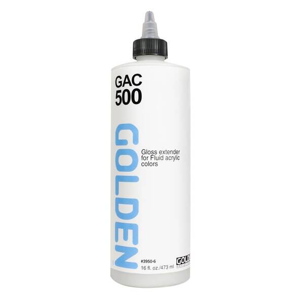 Golden GAC 500 Self-Leveling Acrylic Polymer Mediums 473 Ml - 1