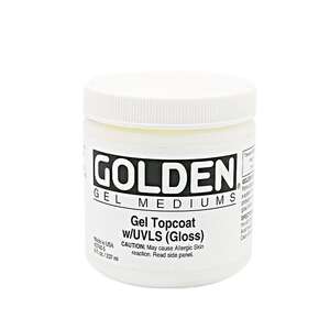 Golden Gel MediumTopcoat Parlak 3747-5 237 Ml w/Uvls - Golden