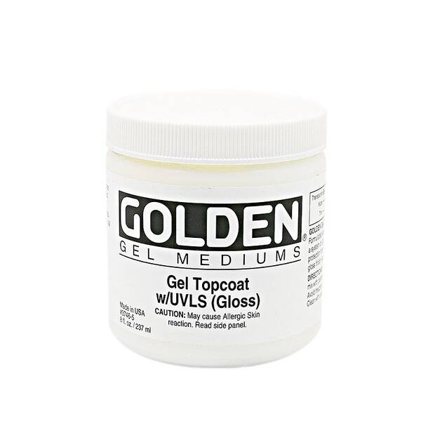 Golden Gel MediumTopcoat Parlak 3747-5 237 Ml w/Uvls - 1