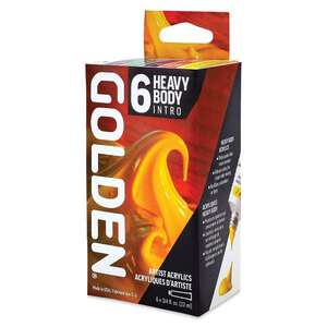 Golden - Golden Heavy Body Intro Akrilik Boya 22'Ml 6'Lı Set
