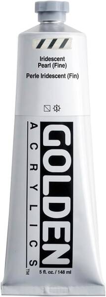 Golden Heavy Body Akrilik Boya 148 Ml Seri 4 Iridescent Pearl Coarse - 1