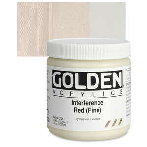 Golden - Golden Heavy Body Akrilik 237 Ml Seri 7 Interference Red Fine
