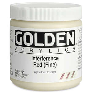 Golden Heavy Body Akrilik 237 Ml Seri 7 Interference Red Fine - Thumbnail
