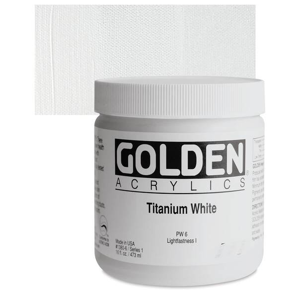 Golden Heavy Body Akrilik Boya 473 Ml Seri 1 Titanium White