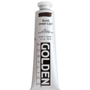 Golden Heavy Body Akrilik Boya 59 Ml Seri 1 Burnt Umber Light - 3