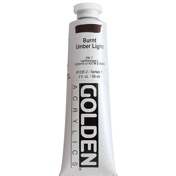 Golden Heavy Body Akrilik Boya 59 Ml Seri 1 Burnt Umber Light - 3