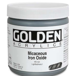 Golden Heavy Body Akrilik 473 Ml Seri 4 Micaceous Iron Oxide - Thumbnail