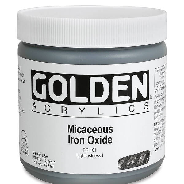 Golden Heavy Body Akrilik 473 Ml Seri 4 Micaceous Iron Oxide