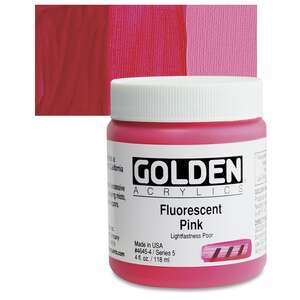 Golden - Golden Heavy Body Akrilik Boya 118 Ml S5 Fluorescent Pink