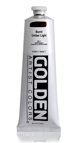 Golden Heavy Body Akrilik Boya 148 Ml Seri 1 Burnt Umber Light - 3