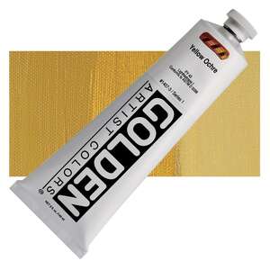 Golden Heavy Body Akrilik Boya 148 Ml Seri 1 Yellow Ochre - 1