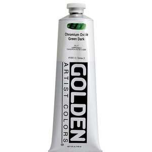 Golden Heavy Body Akrilik Boya 148 Ml Seri 3 Chromium Oxide Green Dark - 3