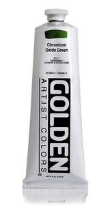 Golden Heavy Body Akrilik Boya 148 Ml Seri 3 Chromium Oxide Green - 3