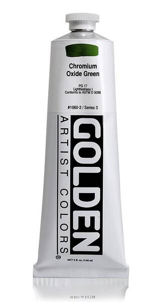 Golden Heavy Body Akrilik Boya 148 Ml Seri 3 Chromium Oxide Green - 3