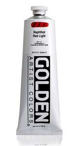 Golden Heavy Body Akrilik Boya 148 Ml Seri 5 Naphthol Red Light - 3