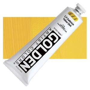 Golden Heavy Body Akrilik Boya 148 Ml Seri 7 C.P. Cadmium Yellow Dark - 1