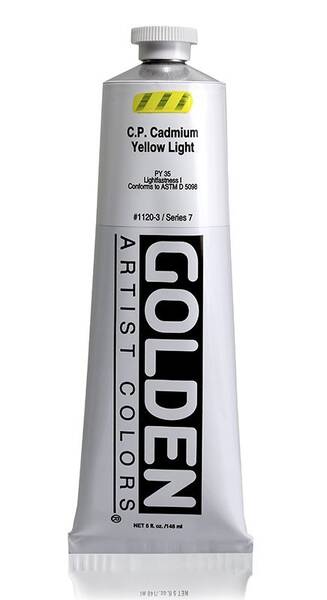 Golden Heavy Body Akrilik Boya 148 Ml Seri 7 C.P. Cadmium Yellow Light - 3