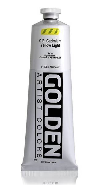 Golden Heavy Body Akrilik Boya 148 Ml Seri 7 C.P. Cadmium Yellow Light