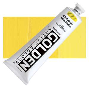 Golden Heavy Body Akrilik Boya 148 Ml Seri 7 C.P. Cadmium Yellow Medium - 1