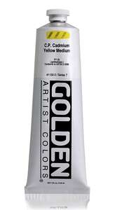 Golden Heavy Body Akrilik Boya 148 Ml Seri 7 C.P. Cadmium Yellow Medium - 3