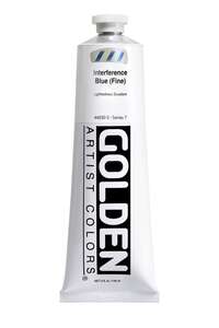 Golden Heavy Body Akrilik Boya 148 Ml Seri 7 Interference Blue Fine - 3