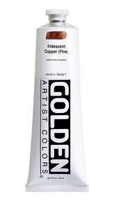 Golden Heavy Body Akrilik Boya 148 Ml Seri 7 Iridescent Copper Fine - 3