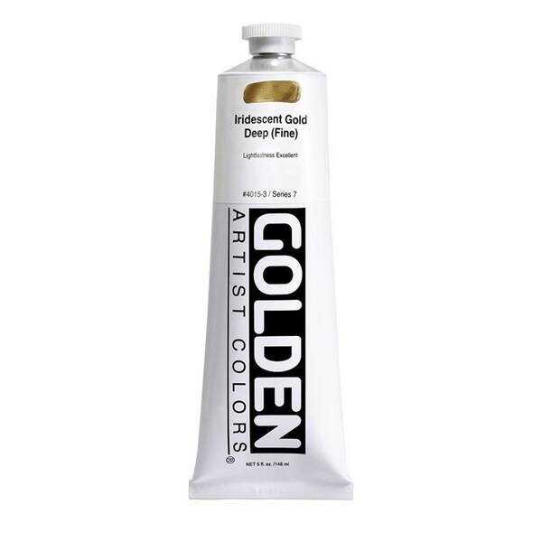 Golden Heavy Body Akrilik Boya 148 Ml Seri 7 Iridescent Gold Deep Fine - 3