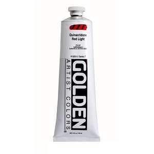 Golden Heavy Body Akrilik Boya 148 Ml Seri 7 Quinaqridone Red Light - 3