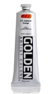 Golden Heavy Body Akrilik Boya 148 Ml Seri 8 C.P. Cadmium Orange - 3